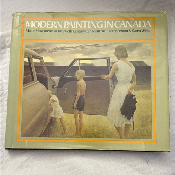 Terry Fenton& Karen Wilkin Other - Modern Painting in Canada Hardcover Art Book - Pale Green Cover